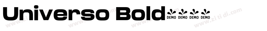 Universo Bold字体转换
